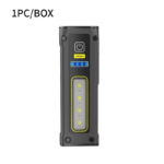 NEW Design Super Bright LED Source Work Lamp with Magnet Alarm SOS Key Chain Power Bank Waterproof Emergency Flashlight