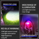 NEW Design Super Bright LED Source Work Lamp with Magnet Alarm SOS Key Chain Power Bank Waterproof Emergency Flashlight - Image 4