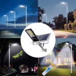 200W Powerful Solar Light Outdoor Solar Street Light 6000Mah Waterproof Automatic Dusk to Dawn Street Light for Garage Garden - Image 5