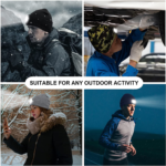 LED Lighted Beanie, Unisex Warm Knitted Hat, Rechargeable Headlamp Cap for Outdoors, Tech Gift for Men Dad Father Him - Image 6